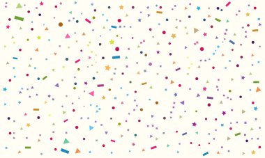 Soyut Geometri Mutlu Yıllar Şablon Renk arkaplan tasarımı.