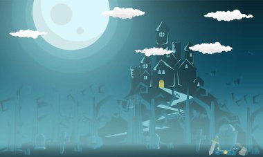 Mezarlıktaki Ölüm Cadılar Bayramı partisi için huzur içinde yat Mobil Oyun 2d