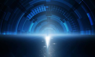 Soyut Aydınlatma teknolojisi arka plan Hitech iletişim konsepti yenilik arka plan tasarımı