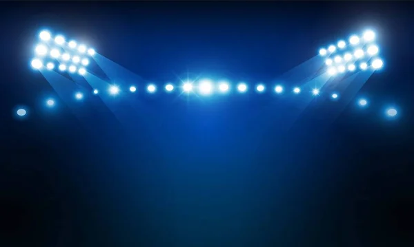 Parlak Stadyum Işık Vektör Tasarımı — Stok Vektör
