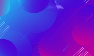 Soyut Mor karışık mavi arka plan Moda gradyan şekilleri bileşim vektörü tasarımı