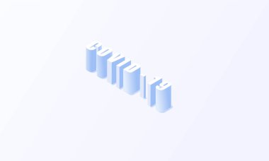 Covid 19 Virüs testi izometrik arkaplan vektör tasarımı.