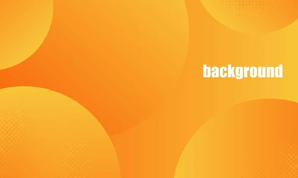 Abstract Oranje Geel Achtergrond Vector Ontwerp — Stockvector