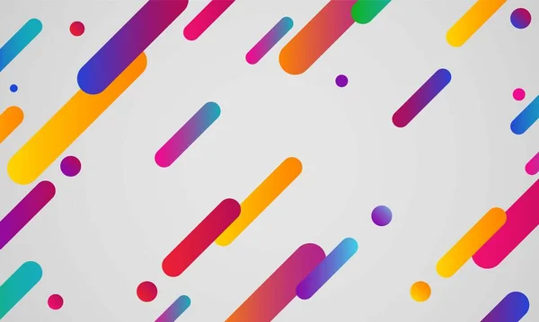 Abstrait Coloré Lignes Néon Cercles Papier Peint Dans Design Vectoriel — Image vectorielle