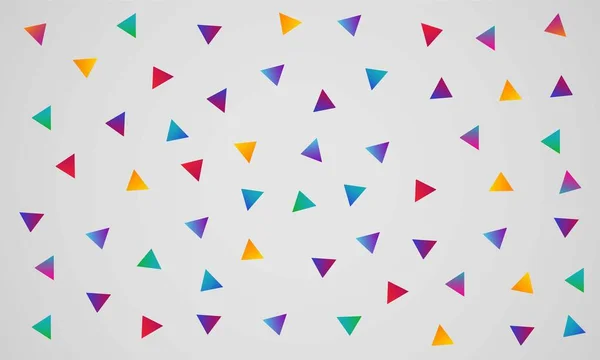 Fondo Pantalla Fondo Triángulo Colorido Abstracto Diseño Vectorial Moderno — Vector de stock