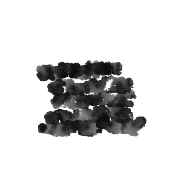 Isolated Ink Brush Artistic Design Element — Stock Photo, Image