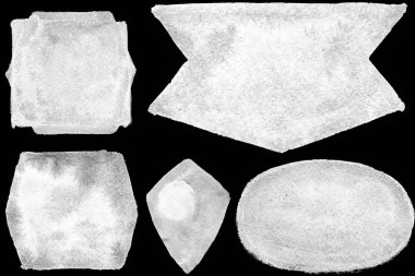 Islak mürekkep geometrik şekli. Fırça darbeleri. Doku fırçaları ve modern grunge fırça çizgileri. Çerçeve tasarımı için mürekkep fırçası sanatsal tasarım öğesi. İzole öge.