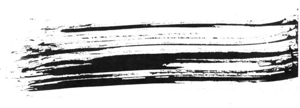 Isolierte Pinsel Künstlerisches Gestaltungselement Grobe Schmierereien Und Flecken — Stockfoto