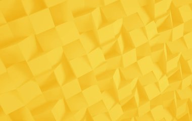 soyut sarı küp arkaplanı, kopyalama alanı dokusu 