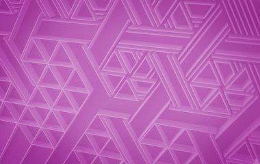 geometrik şekiller, üçgenler içeren mor soyut arkaplan