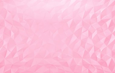 Geometrik şekilli pembe soyut arkaplan, üçgenler