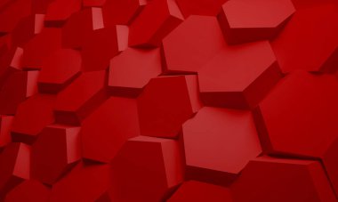 soyut kırmızı bal peteği arkaplan şekilleri, kopyalama alanı için doku 