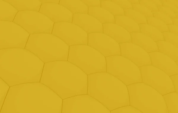 抽象的な黄色のハニカム形状背景やコピースペースのテクスチャ — ストック写真