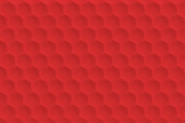 抽象的な赤いハニカム形状背景やコピースペースの質感 — ストック写真