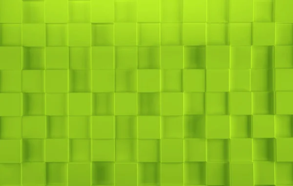Zelená Abstraktní Kostky Textura Pozadí Pro Kopírování Mezery — Stock fotografie