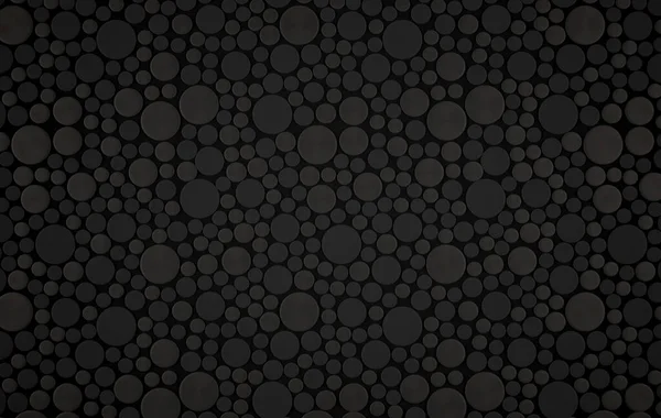 抽象的な黒い円の背景とコピースペースの質感 — ストック写真