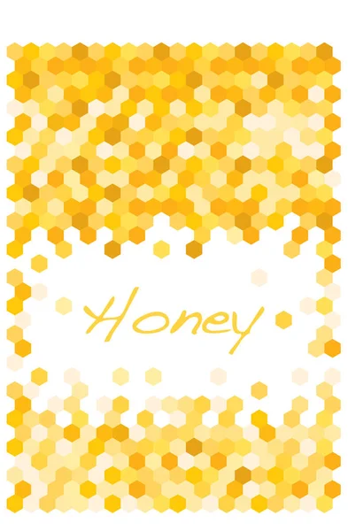 Fond vecteur nid d'abeille — Image vectorielle