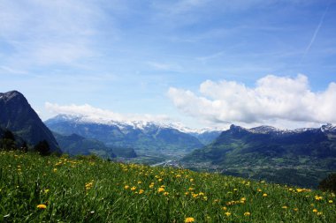 İsviçre Alpleri ile Landskape