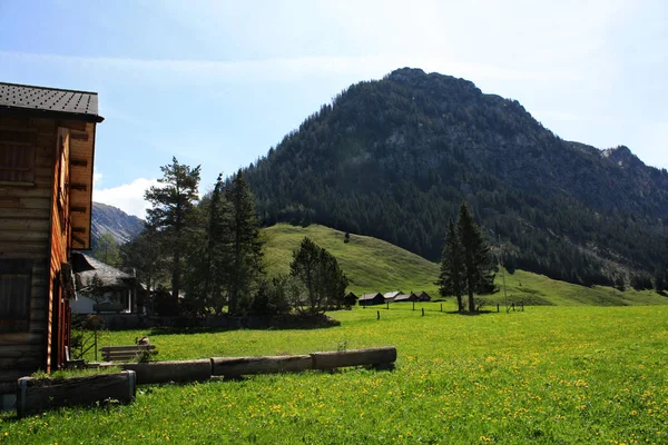 Landschaft in Lichtenstein — Stockfoto