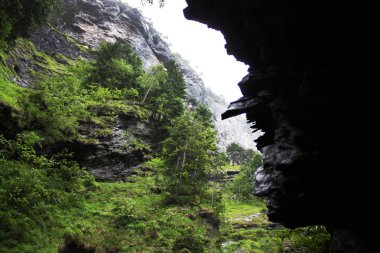 Alps Viamala İsviçre manzara 