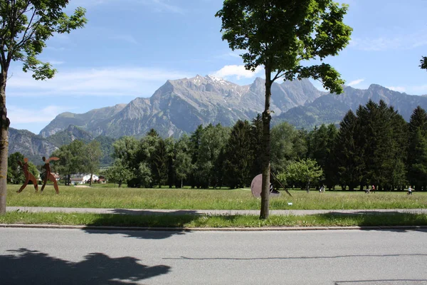 Bad Ragaz Switzerland May 2015 Art Kurpark Bad Ragaz Modern — 스톡 사진