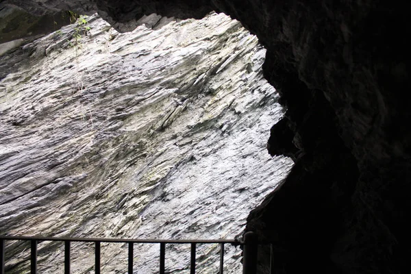 Fundo Textura Pedras Alpes Viamala Suíça — Fotografia de Stock