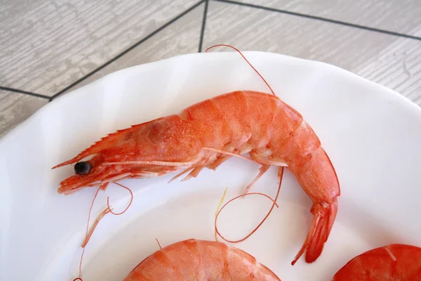 Tabak pişmiş karides