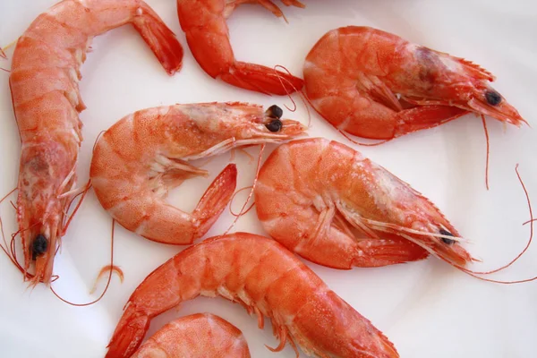 Tabak pişmiş karides