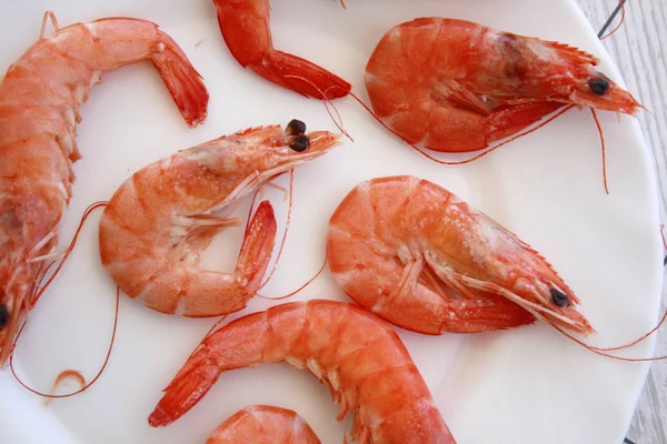 Tabak pişmiş karides