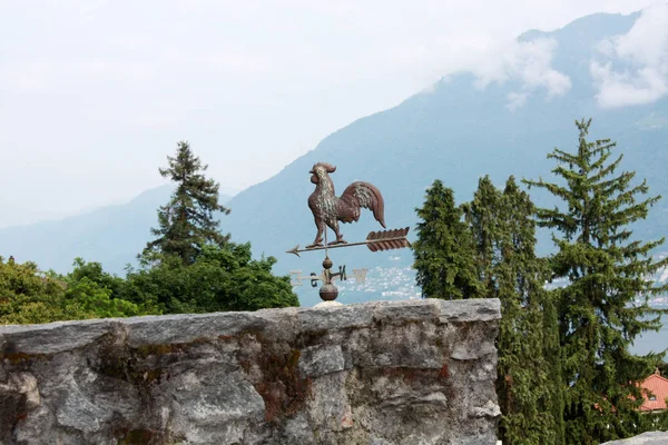 Vane Cock Nella Città Locarno Lago Maggiore Ticino Svizzera — Foto Stock