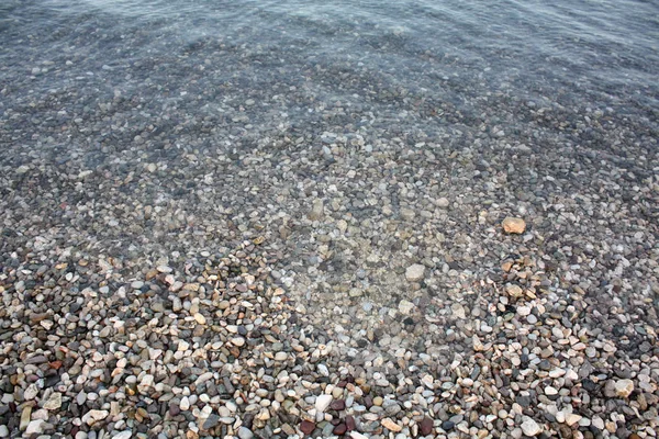 Камни Фоне Пляжа — стоковое фото