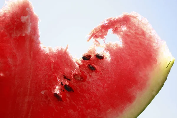 Rote Wassermelone Hintergrund — Stockfoto