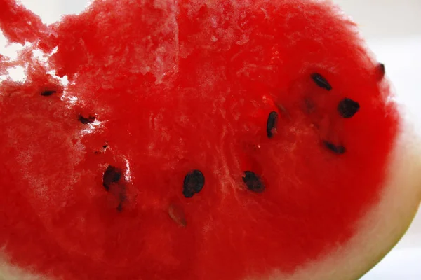 Wassermelone Makrohintergrund — Stockfoto