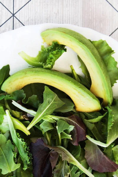 Salad Avocado Plate — Stock Photo, Image