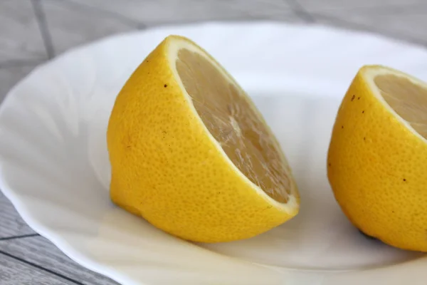 Limón Plato — Foto de Stock