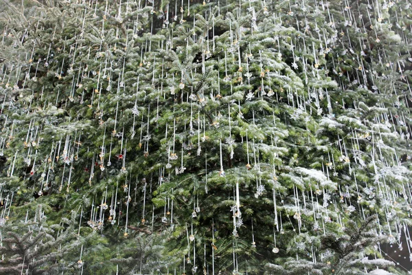 Fond de Noël avec cristaux — Photo