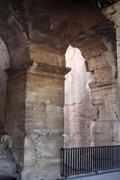 Colosseum Rom Olaszországban Nap Idő — Stock Fotó