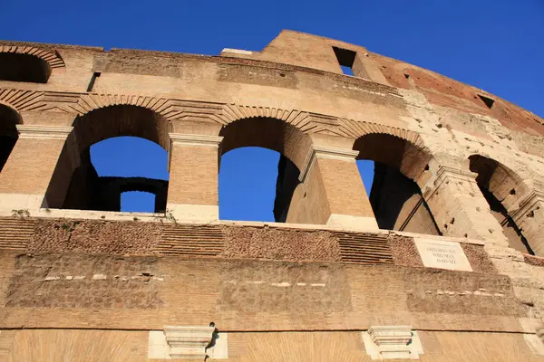 Coliseo Roma Italia Tiempo Del Día —  Fotos de Stock