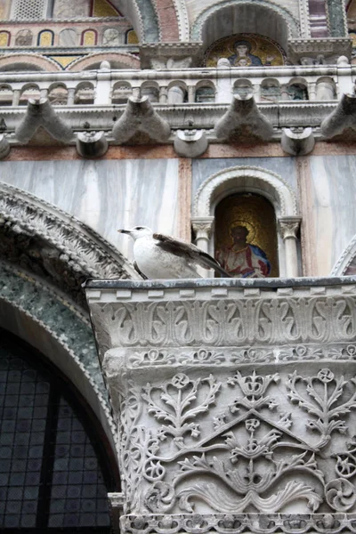 Katedrální Baziliky Svatého Marka Benátkách — Stock fotografie