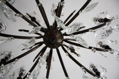 Kristal makro ile lamba avize