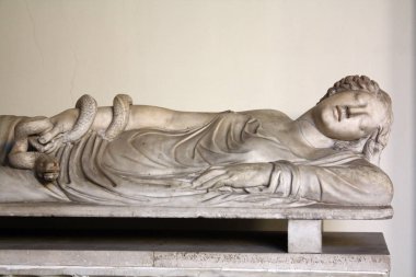 Roma İmparatorluğu heykel. İtalya 2018