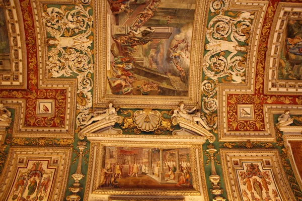 Музей Ватикана Риме Италия Galarie — стоковое фото