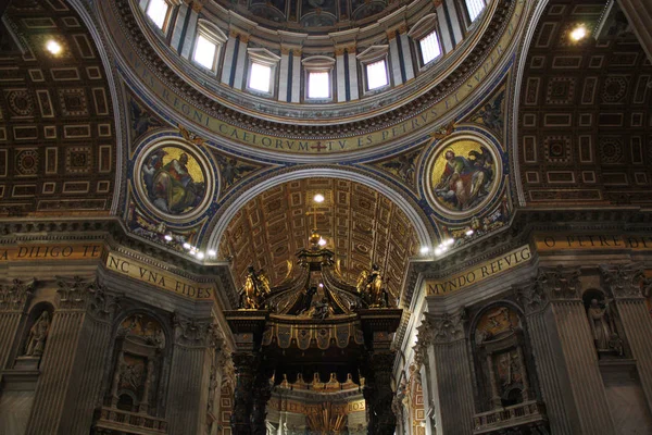 Cidade Vaticano Catedral São Pedro Roma Itália — Fotografia de Stock