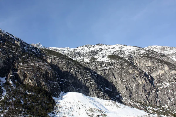 Alpy Rakousko Zimě Pod Sněhem — Stock fotografie