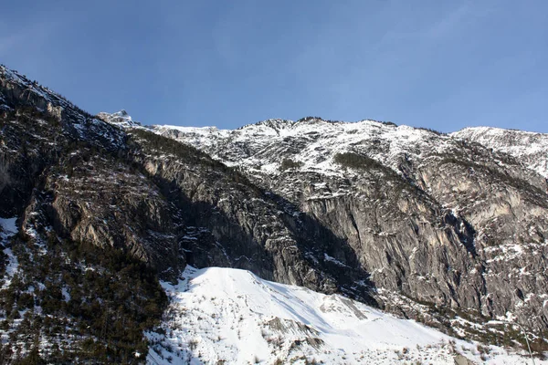 Alpy Rakousko Zimě Pod Sněhem — Stock fotografie