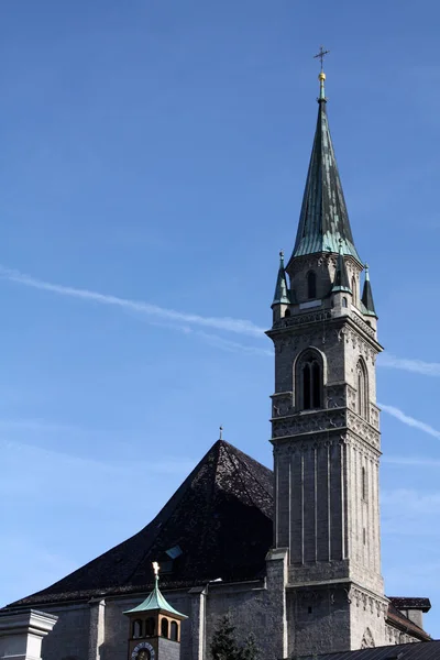 Katedrála Salzburgu Rakousku — Stock fotografie