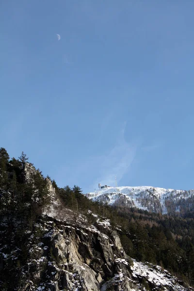 Alpes Austria Invierno Con Nieve —  Fotos de Stock