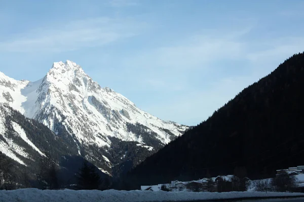 Австрія Альп Взимку Снігом — стокове фото