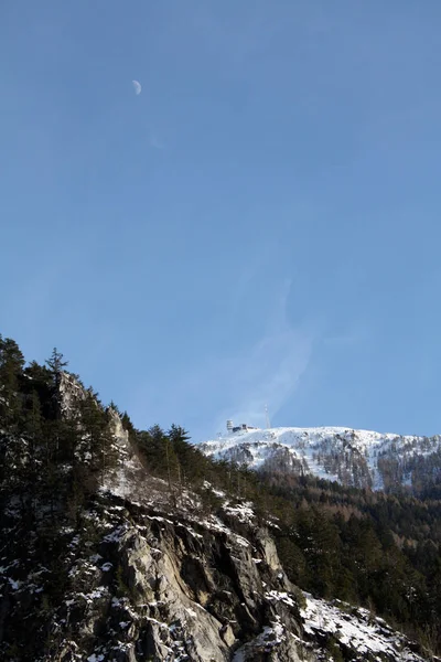 Alpes Austria Invierno Con Nieve —  Fotos de Stock