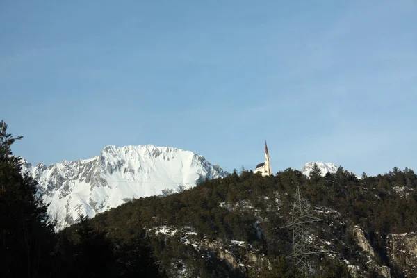 Castelo Alpes Áustria — Fotografia de Stock